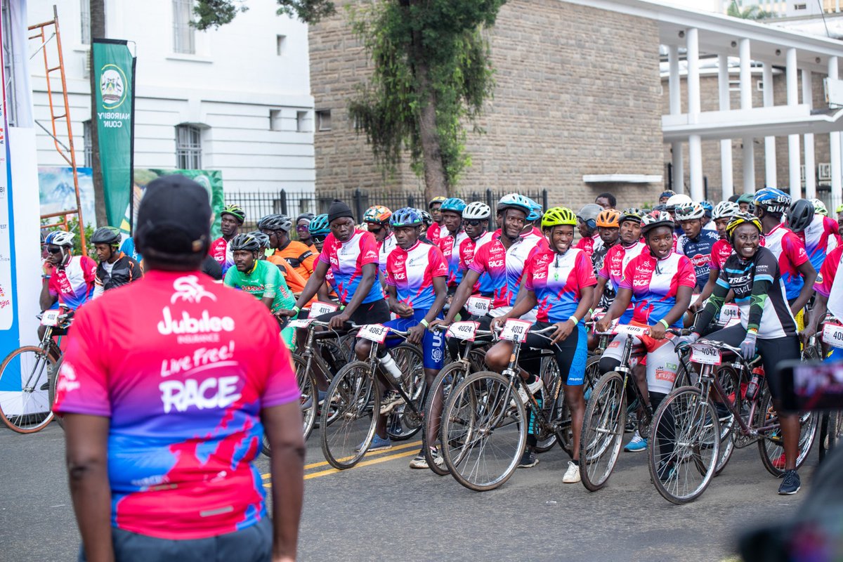 We are at the #JubileeGNBRLiveFreeRace. This is really exciting.