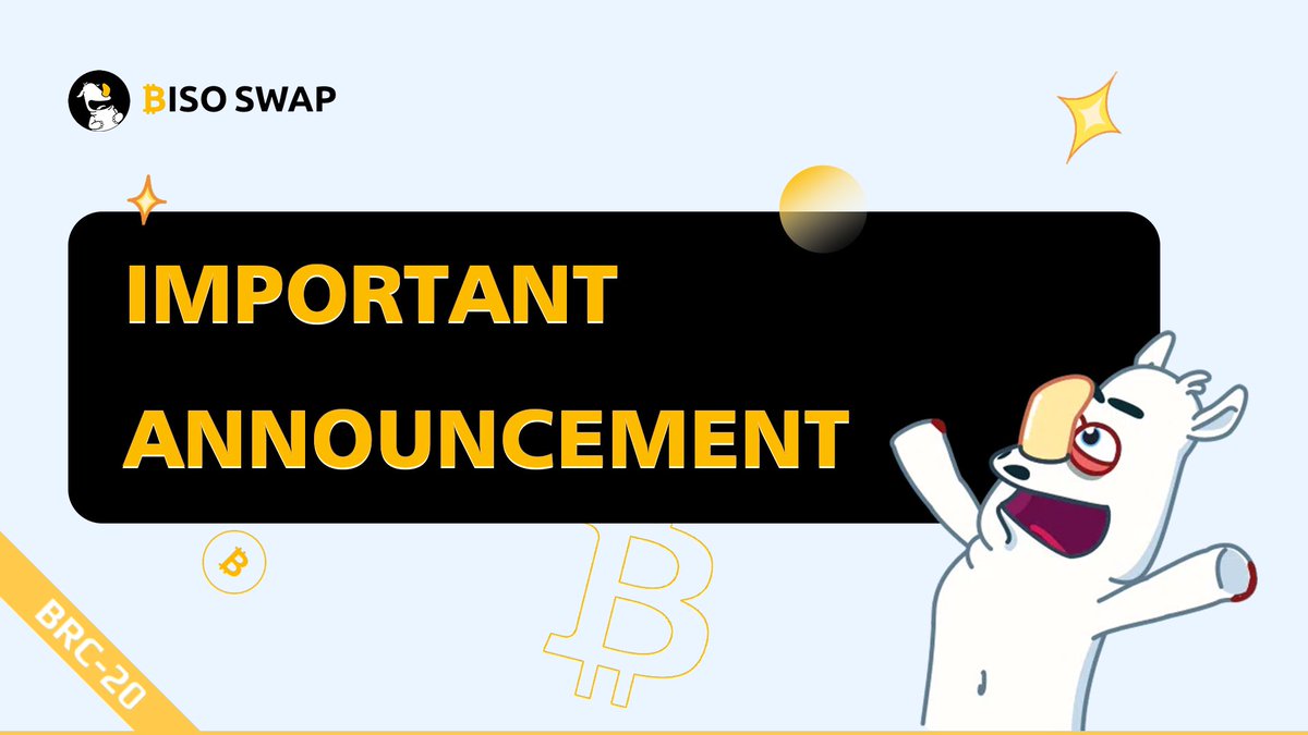 🚨 Important Announcement: @_SatoshiFlow's $Salw IDO on BISO has been finished, and all funds will be refunded. The decision stems from the decreased market heat in Crypto #BRC20. Stay tuned for further updates. 🦏 #BISO #IDO