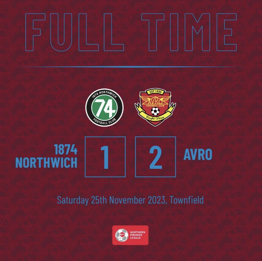 The <a href="/AvroFC/">Avro FC</a> team spirit in 90mins yesterday. Goal behind, sloping pitch, freezing cold, some wouldn’t fancy it - but then they wouldn’t get in our team, simple as that. The amount of injured lads who still come and support their mates away from home is immense. What a club. ⬛️🟦