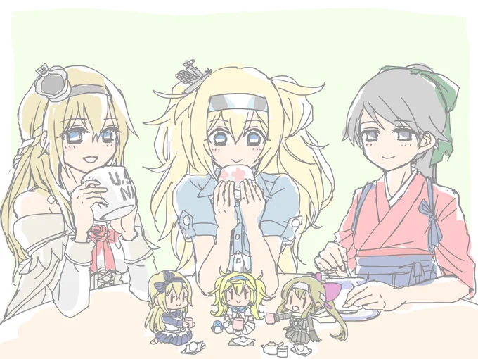 とりあえずHDDとPixivにあったウォースパイトさん的な感じのものを全部引っ張り出してきた 
