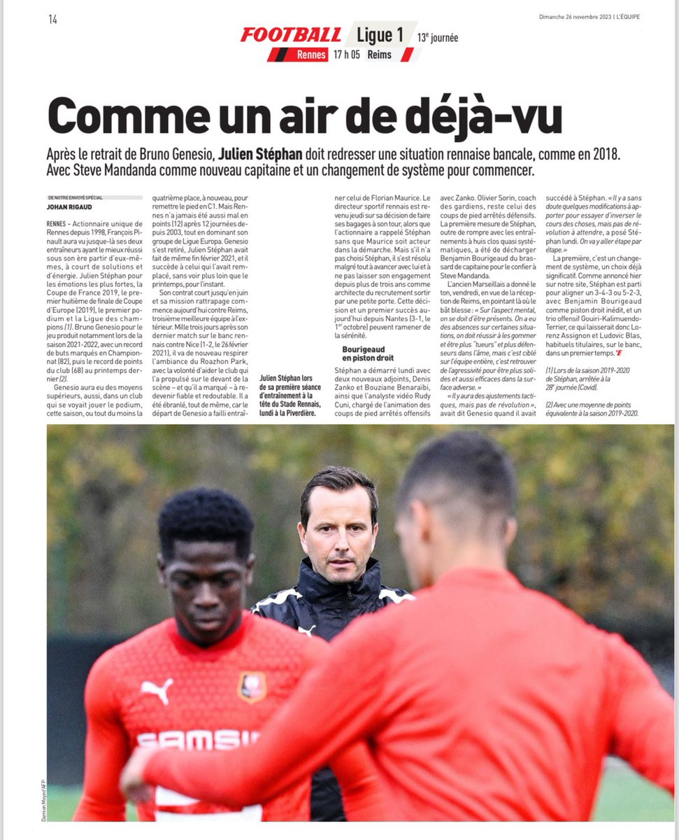 Richard3572's tweet photo. Jour de @staderennais
Jour de #julienstephan
Jour de #ilaunplan
#srfcsdr
Jour de stress…
Je vais courir… https://t.co/L1HtFHdp0C