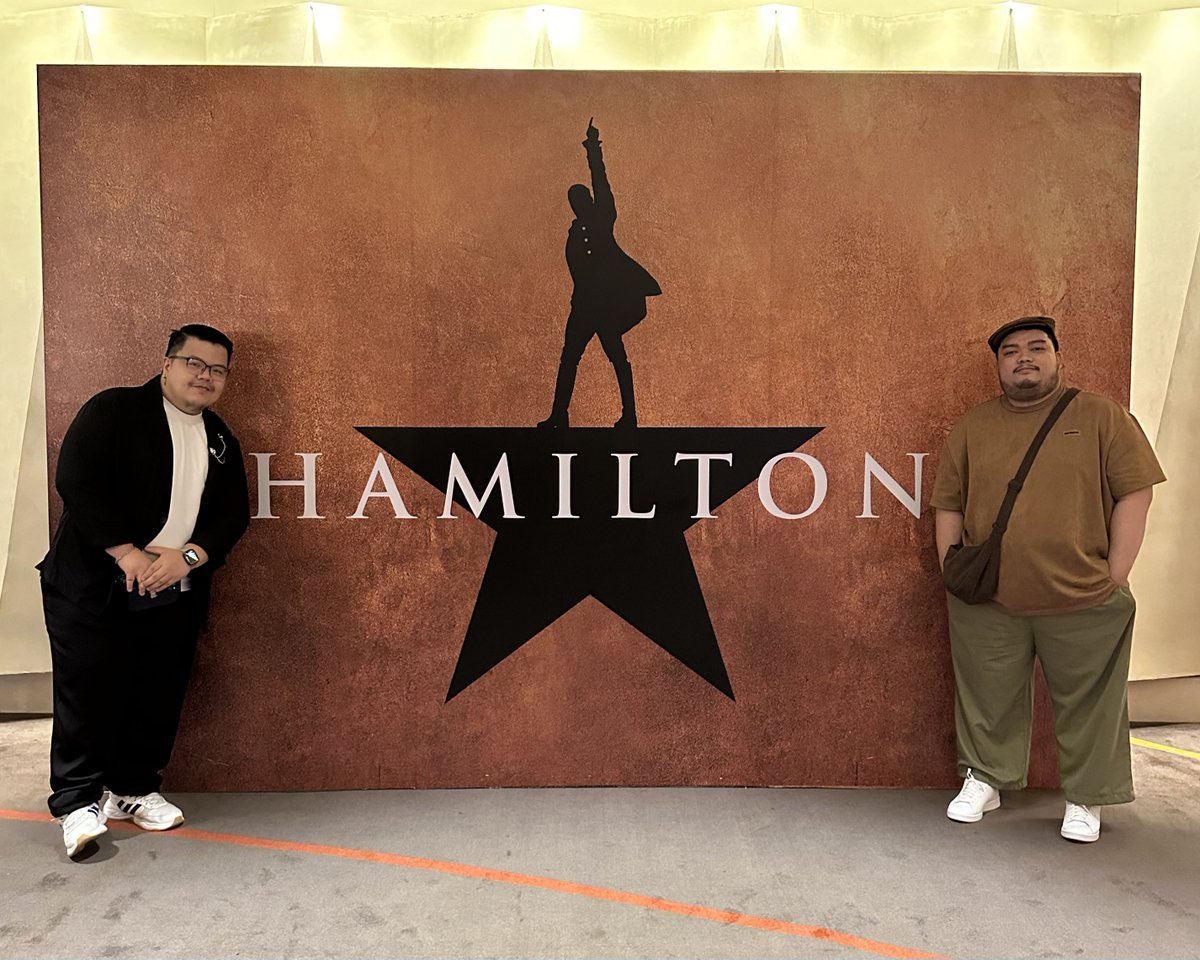 kimbamheo's tweet photo. Will finally be in the room where it happens! #HamiltonPH closing show tonight with @BFASTTOAST! 😊 https://t.co/T7v6vZqEPb