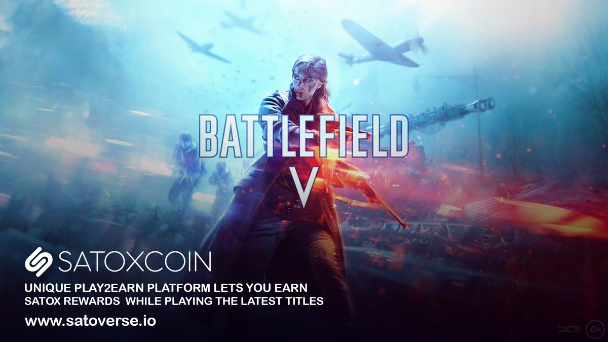 Play Battlefield V #EARN #Rewards in $SATOX 🚀

🔥SATOXCOIN - Play2Earn on #STEAM #SteamDeck 
docs.satoverse.io/docs/p2e-signup 

$satox #satox #satoxcoin #p2e #p2egames #Battlefield #BattlefieldV #Battlefield2042
