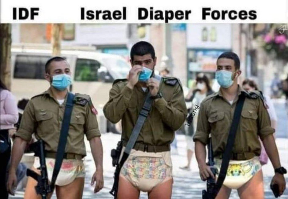 This is idf,  idiot diaper forces 😝