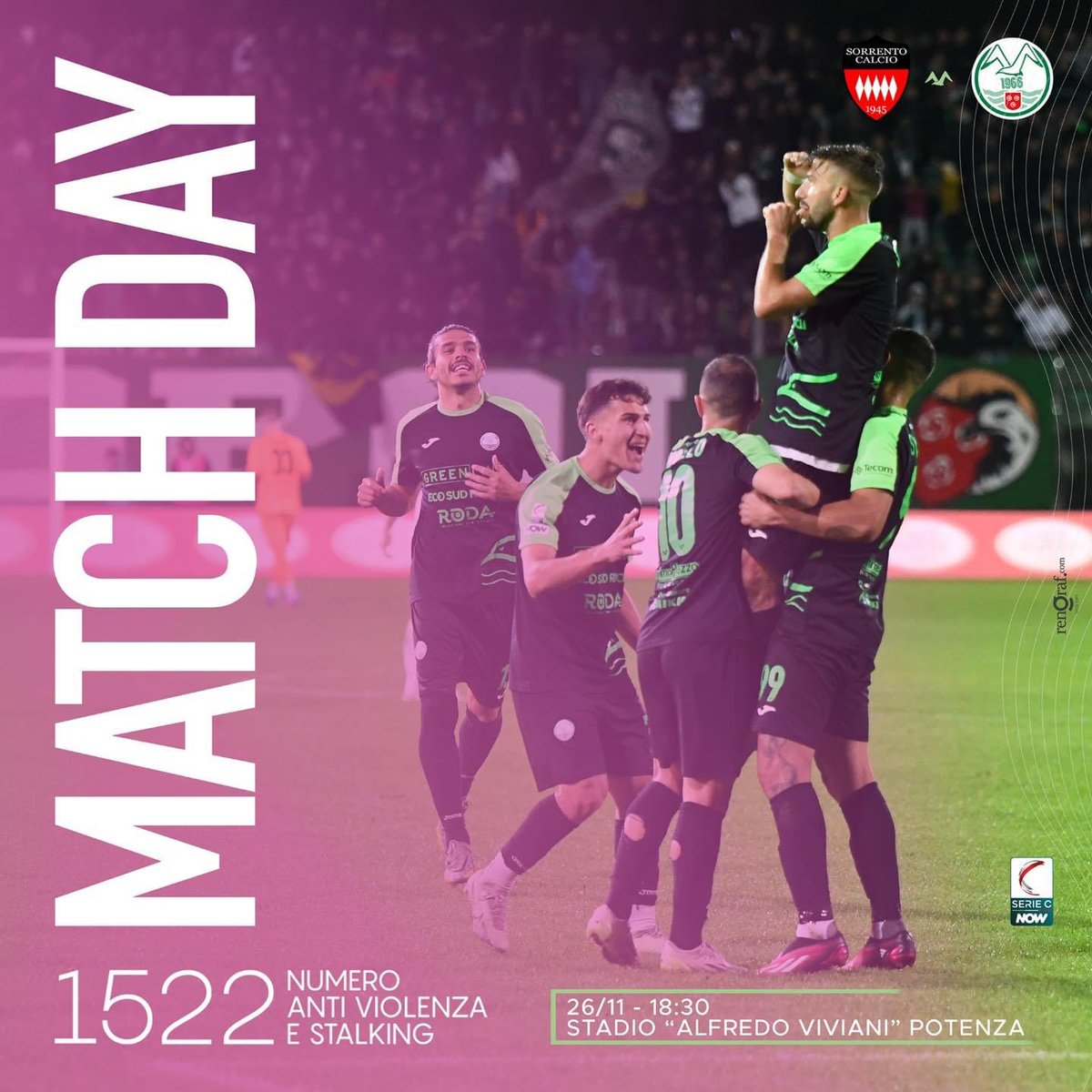 MonopoliCalcio's tweet photo. Match Day!
@sorrentocalcio - Monopoli
📌 15a giornata campionato Serie C Now
🏟️ “Alfredo Viviani” / Potenza
🕗 18,30
#monopoli #sormon #SerieCNOW https://t.co/7JzrZDNeTA
