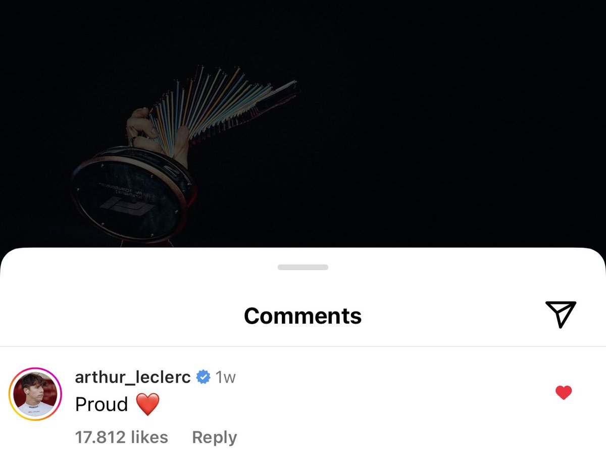 arthur’s comment 🥹❤️