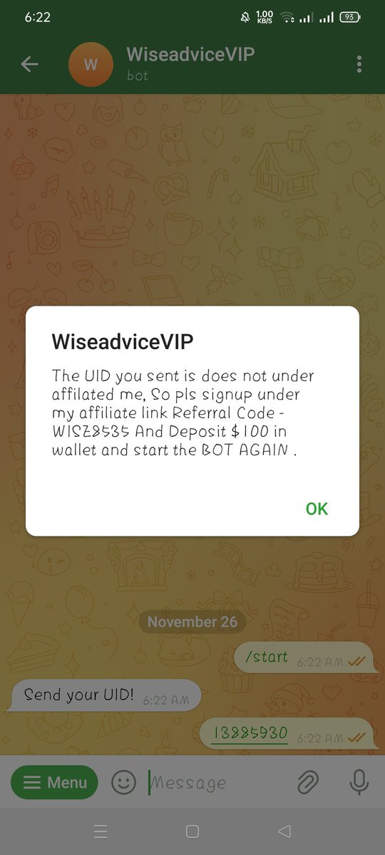 chfaisal290's tweet photo. @wiseadvicesumit @Premrupla Sir I m facing this error again and again by using your link https://t.co/sfbqux0tZg
..I already have bybit account https://t.co/zlvIyhJdI0