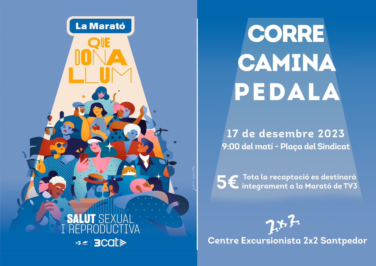 Cultura esportiva a Santpedor amb <a href="/la_marato/">La Marató de 3Cat</a> #LaMaratóQueDonaLlum #LaMarató3Cat