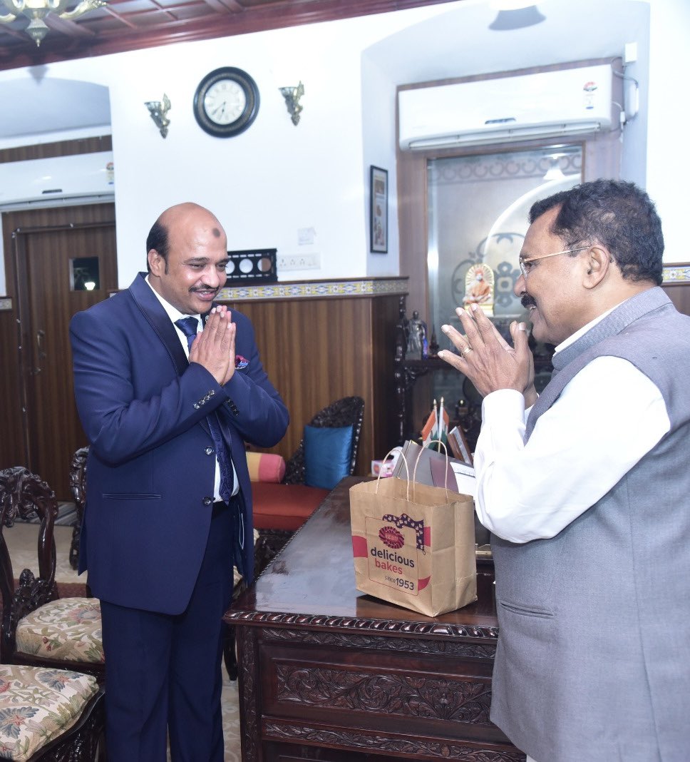 It always great pleasure to meet The Governor of Goa Shri. P.S. Sreedharan Pillai. <a href="/psspillaigov/">P.S Sreedharan Pillai</a> <a href="/narendramodi/">Narendra Modi</a> <a href="/AmitShah/">Amit Shah</a> <a href="/KTRBRS/">KTR</a>