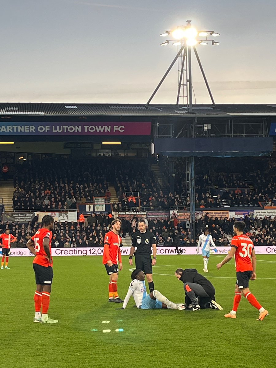 Some photos from the front row of the home end at Luton. Zero attacking urgency from Palace until it was too late. Olise goal astonishing. Andros came over to console Eze when down - good man. Big problems afoot at #cpfc though. Summer ‘recruitment’ laughable, and it’s showing.