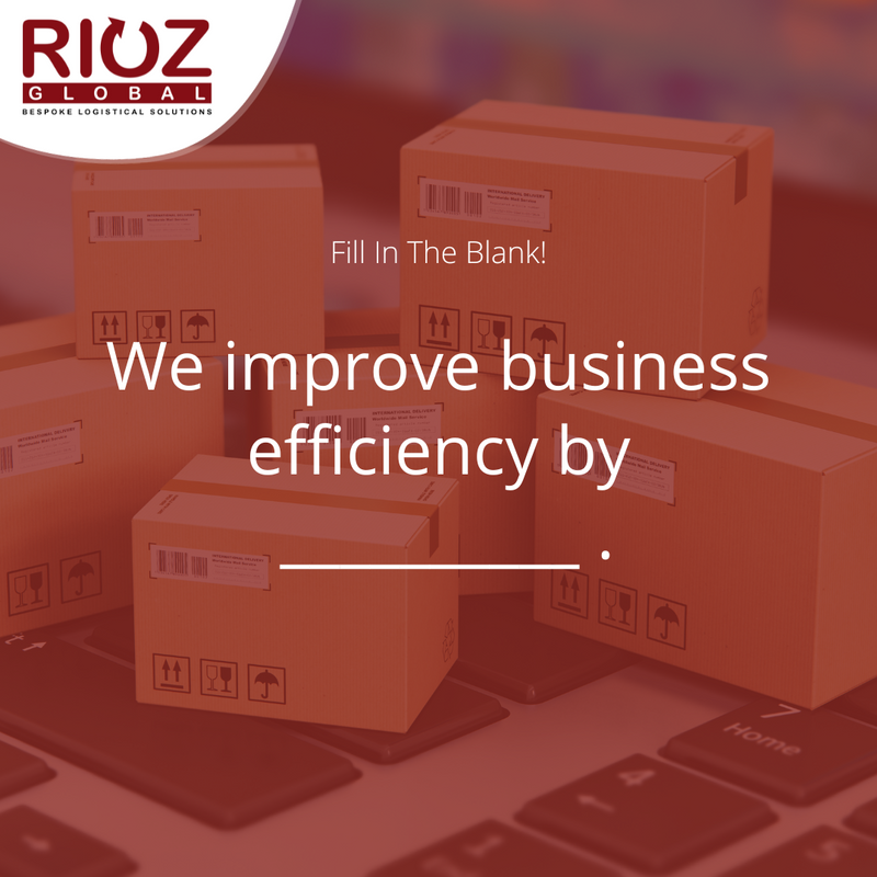 👌 Outsourcing logistics operations can help businesses improve their efficiency. 

How do you improve business efficiency? 💫

#RiozGlobal #LogisticsUK #BusinessUK #eCommerce #eCommerceUK #UKLogistics #ShippingServices #UKFreight #FreightUK #OutsourcingLogistics