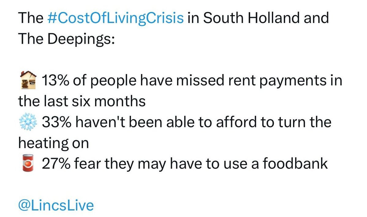 The price the constitutents of South Holland and the Deepings are paying for a tory government and a tory MP. It's not a cost of living crisis it's a cost of tory crisis. Their plan to deal with this, increase taxes on working people.
#costoftorycrisis #ToryIncompetence