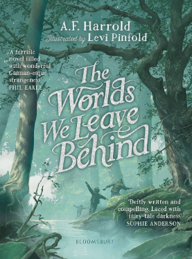 'The Worlds We Leave Behind' by @afharrold & illustrations by Levi Pinfold is a children's book that reads like a darkly twisted fairy-tale about choices & consequences, I highly recommend it. Beautiful, horrifying & dangerous. My review: chrissoul.co.uk/reviews-2023-4… @KidsBloomsbury