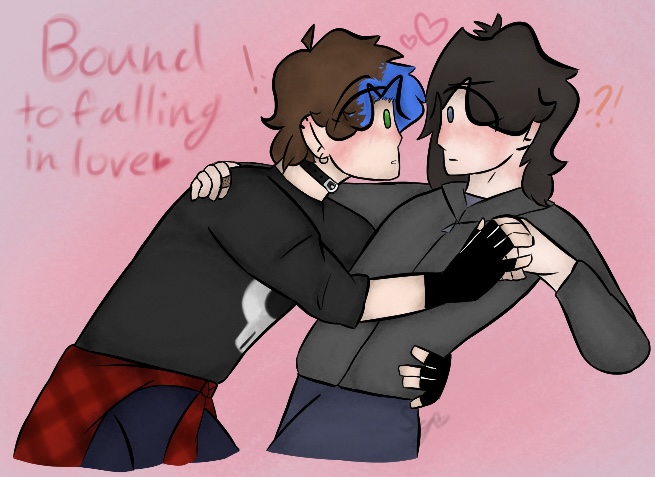 “Bound..(Bound~)..Bound..(Bound~)..-” /lyr

.

.

Enjoy some oc x canon art cuz DEH got me in a choke hold again that and I just wanted to draw these two, the sillies <3)
rts/likes/replies appreciated!/gen/nf

[#OC #Ocxcanon #deh #dearevanhansen #ocartist #artist #artistontwt]
