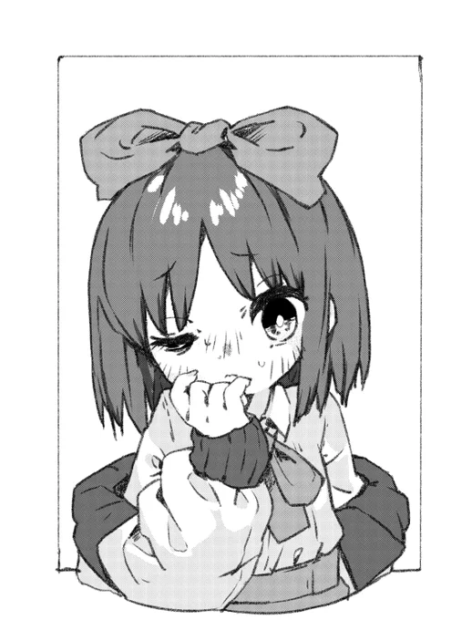 練習で描いた子