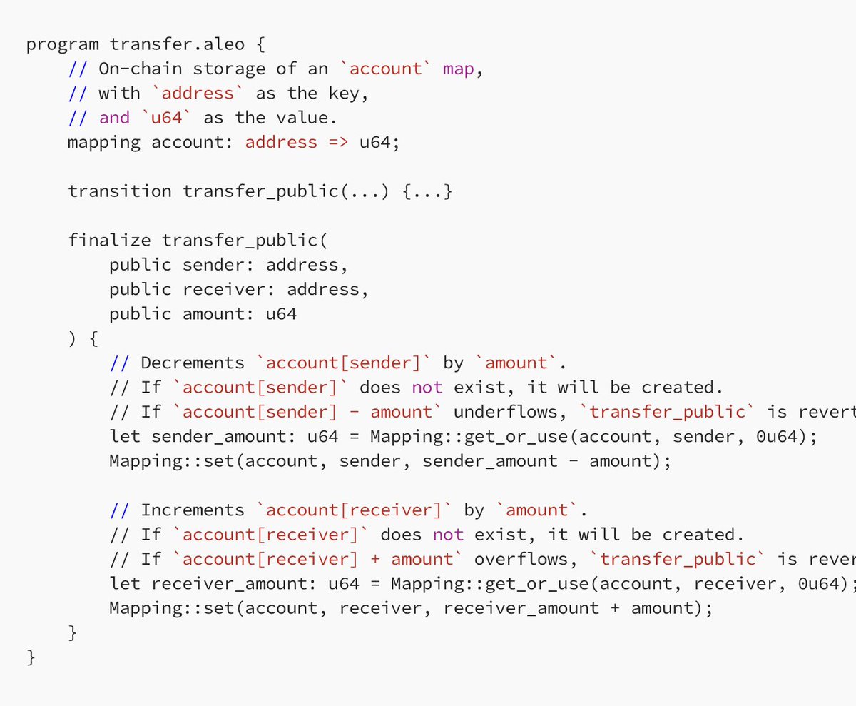 Concbon_Mene's tweet image. 12/ 💸 Your First Aleo Program: Secure Token Transfer! Walk through a practical example of transferring tokens in Aleo. Witness how the provided program ensures the privacy and integrity of token records during secure transactions. 🔄🔐 #AleoProgramming #TokenTransfer #CodeE