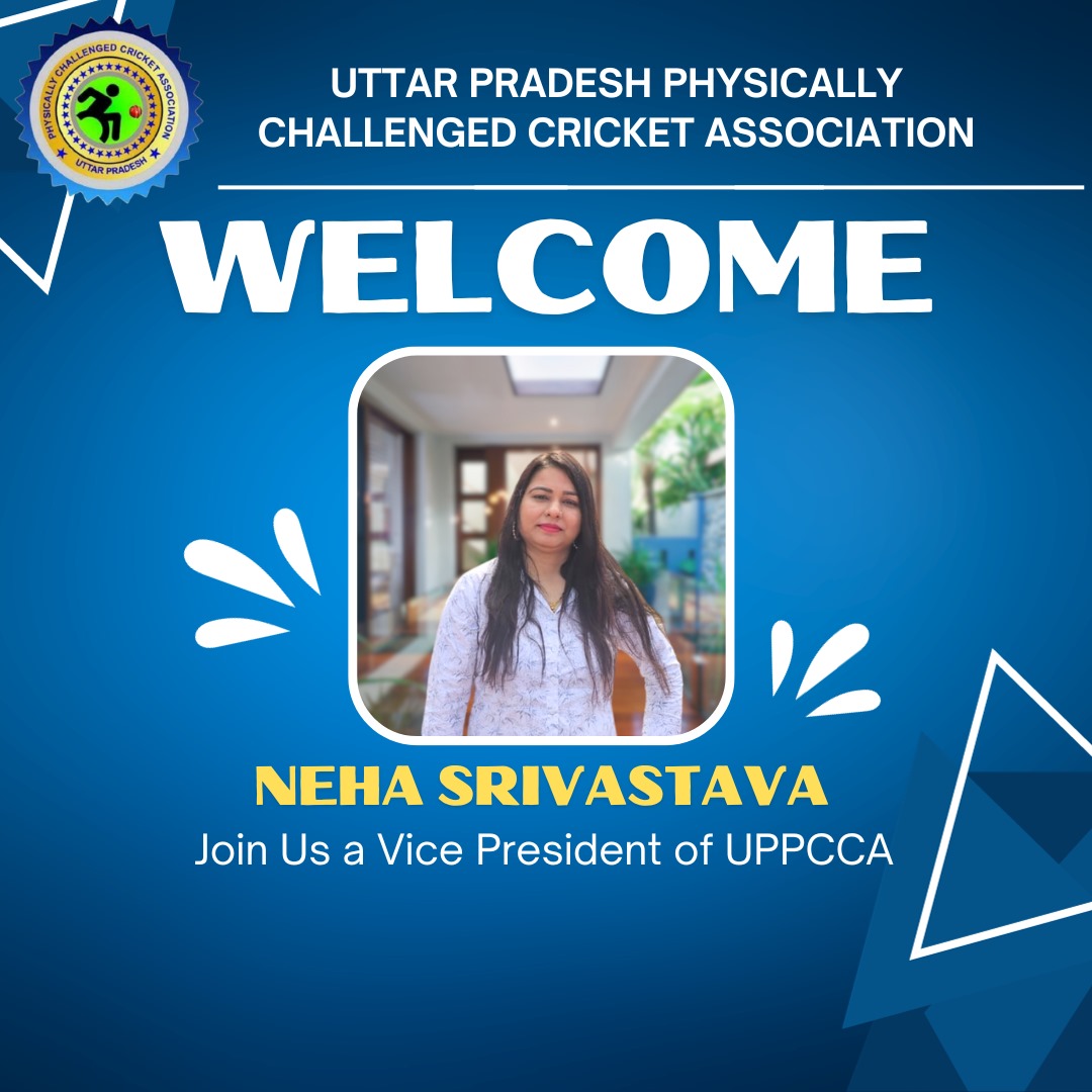 उत्तर प्रदेश फिजिकली चैलेंज्ड क्रिकेट एसोसिएशन और उनके सभी पदाधिकारियों की तरफ से आप को हमारे परिवार में जुड़ने के लिए  हार्दिक शुभकामनाएं।
 
#divyangfoundation #upca