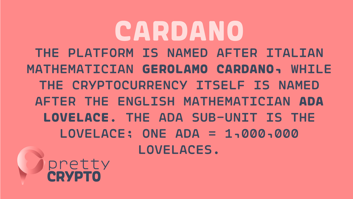 satsmade's tweet photo. Did you know... Cardano is a cryptocurrency that's known for using science-backed research and a special structure to be secure and eco-friendly.
#altcoins #cardano #crypto #cryptocurrency #womenofcrypto #prettycrypto https://t.co/1ziZpD3Esm