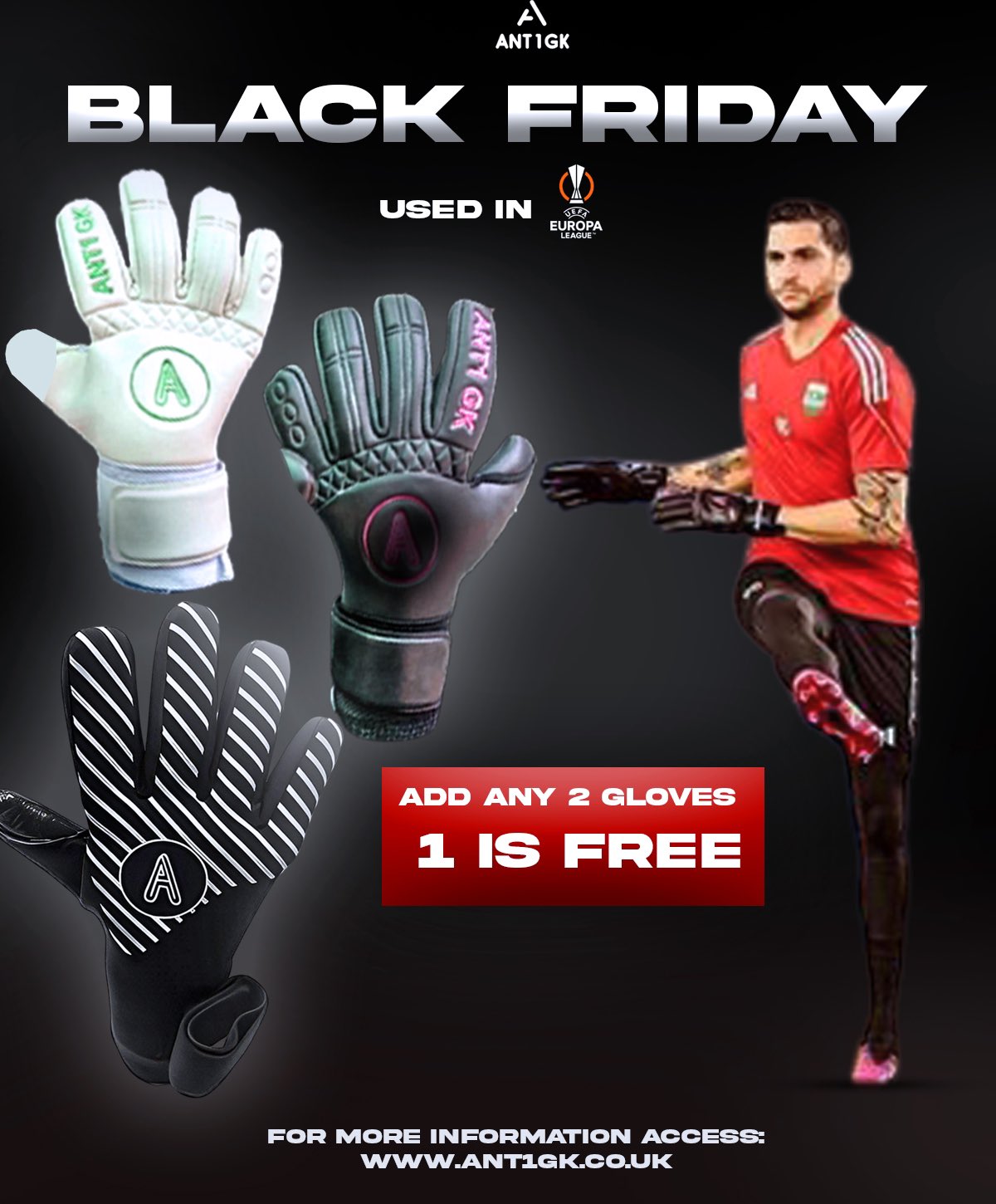 Black friday hotsell goalkeeper gloves