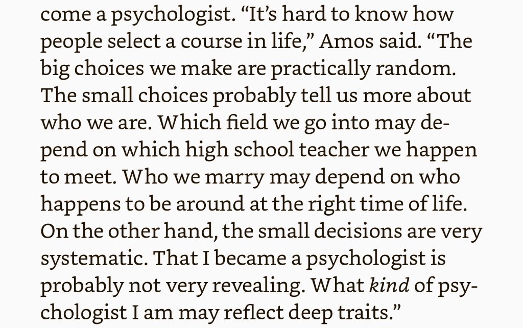 tweet_arunkumar's tweet photo. Was mind blown when I read this paragraph, I think about this a lot.
#TheUndoingProject #AmosTversky https://t.co/bvThg1GS7W