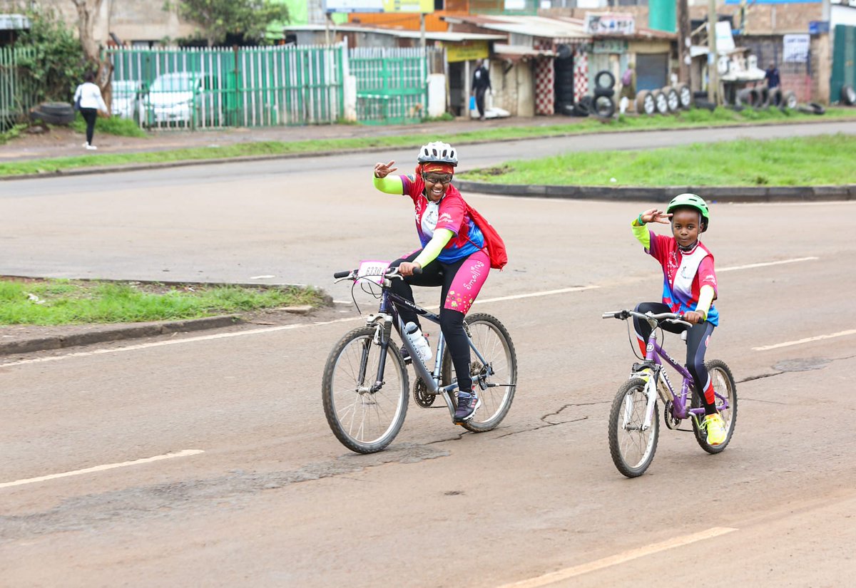 One of the remarkable aspects of the Jubilee Grand Nairobi Bike Race is the active participation of young cyclists.
#JubileeGNBRLiveFreeRace