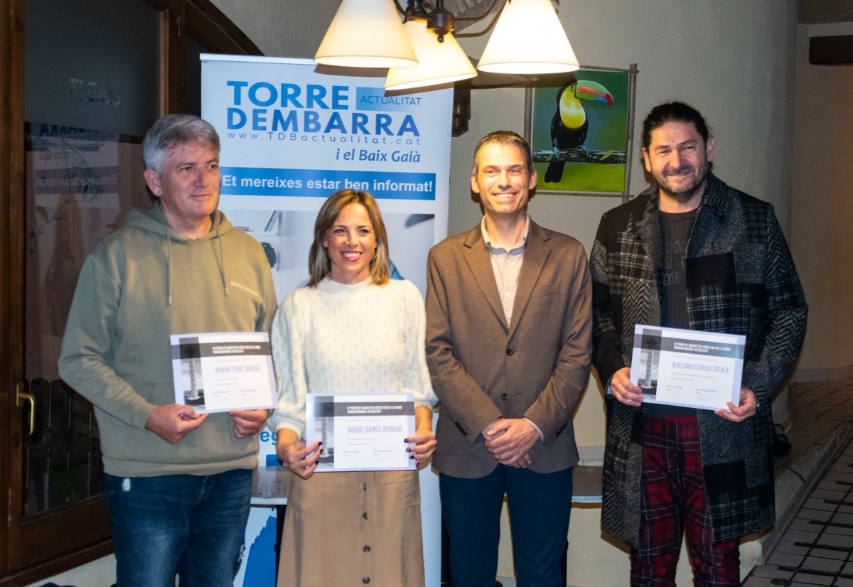 TDBactualitat's tweet photo. 📷 IMATGES l Celebració del quart aniversari del
@TDBactualitat i lliurament del Premi de narrativa curta Far de la Torre-Torredembarra Actualitat https://t.co/GQumIIkI13 https://t.co/JGn5SPeSz0