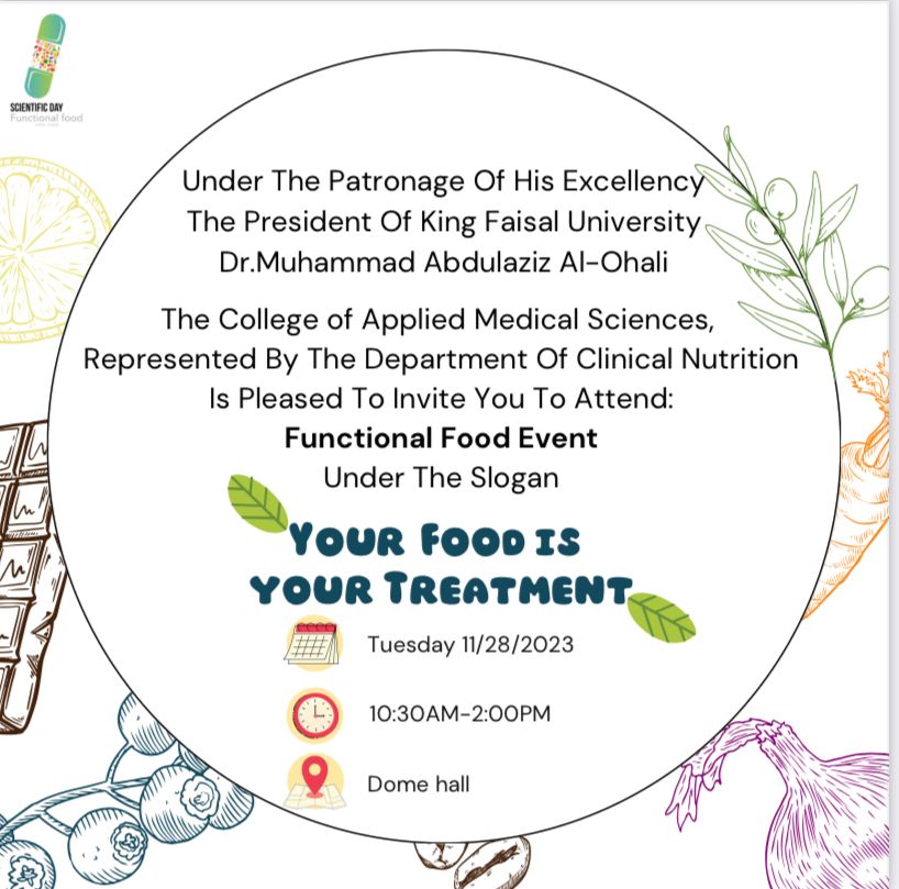 كلية العلوم الطبية التطبيقية بجامعة الملك فيصل tweet media