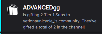 YetiOnAUnicycle's tweet photo. We LOVE when @ADVANCEDgg comes in and blesses up some love <3

Don't forget you can Use Code YETI for 10% the First clinically proven gaming supplement!!!

#stayadvanced #advancedgg #gg #partner https://t.co/cPPsnJqYah