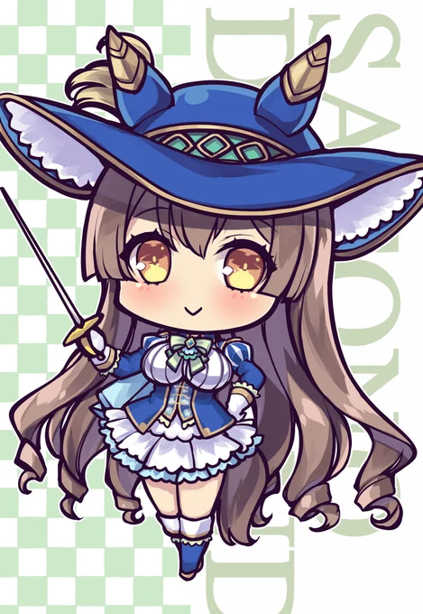 忘れていた!冬コミ新作その4、キタサン&amp;サトイモSDアクキーです!こちらは会場限定アイテムとなります(余部を後日BOOTHに出す予定です) 