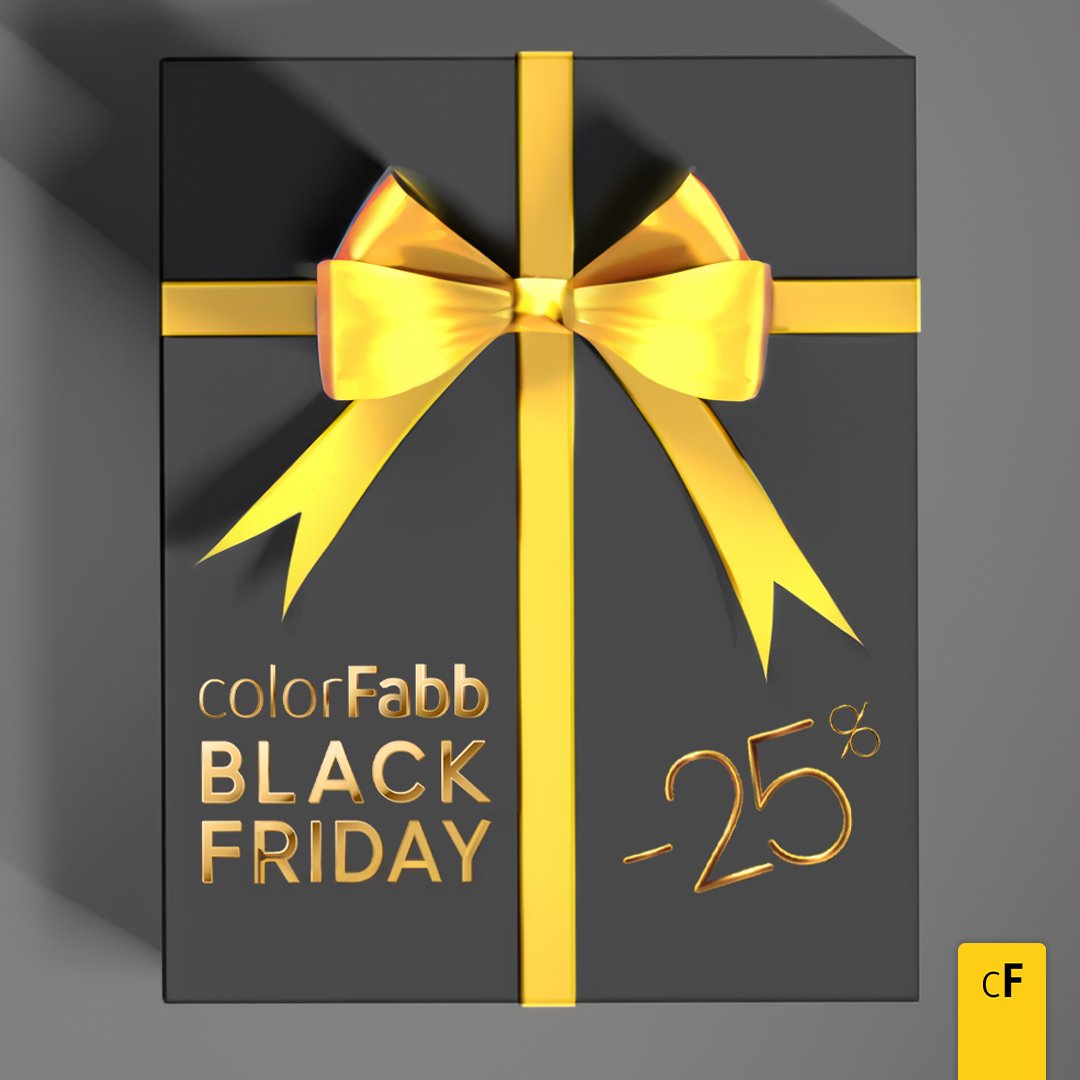ColorFabb's tweet photo. Our Black Friday Sale ends tomorrow with Cyber Monday, so get your 25% discount before time runs out! 🖤
💛https://t.co/TVnnU9LiU5💛
#colorfabb #filaments #backfriday #blackfridaysale #cyberweek #cybermonday #sale #discount #3dprinting #3dprint #filament #rcmodels https://t.co/Sf0GN9U76a