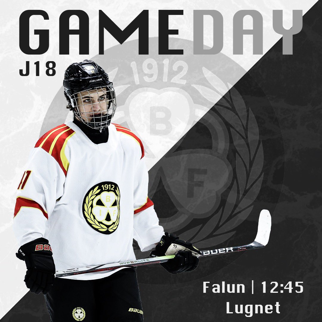 Bortamatch för J18 idag när Falun står för motståndet. Nedsläpp 12:45 🐯
