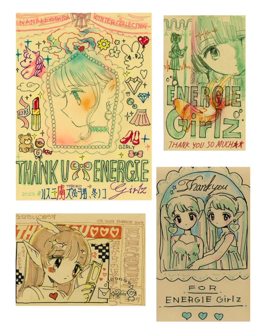 こんなのも描きます
これは通販利用してくれたひとに
お届けする封筒です!よければショップ覗いてね👀
https://t.co/njHIUznzCG 