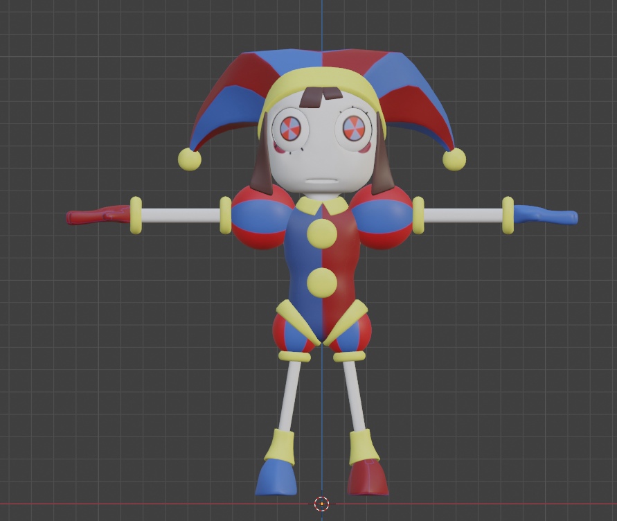 double_cheesu's tweet photo. Yep, another wip of Pomni 🎪
#wip #TheAmazingDigitalCircus #TADC #Pomni #glitchproductions #gooseworx #3d https://t.co/c4o4oCBpi1