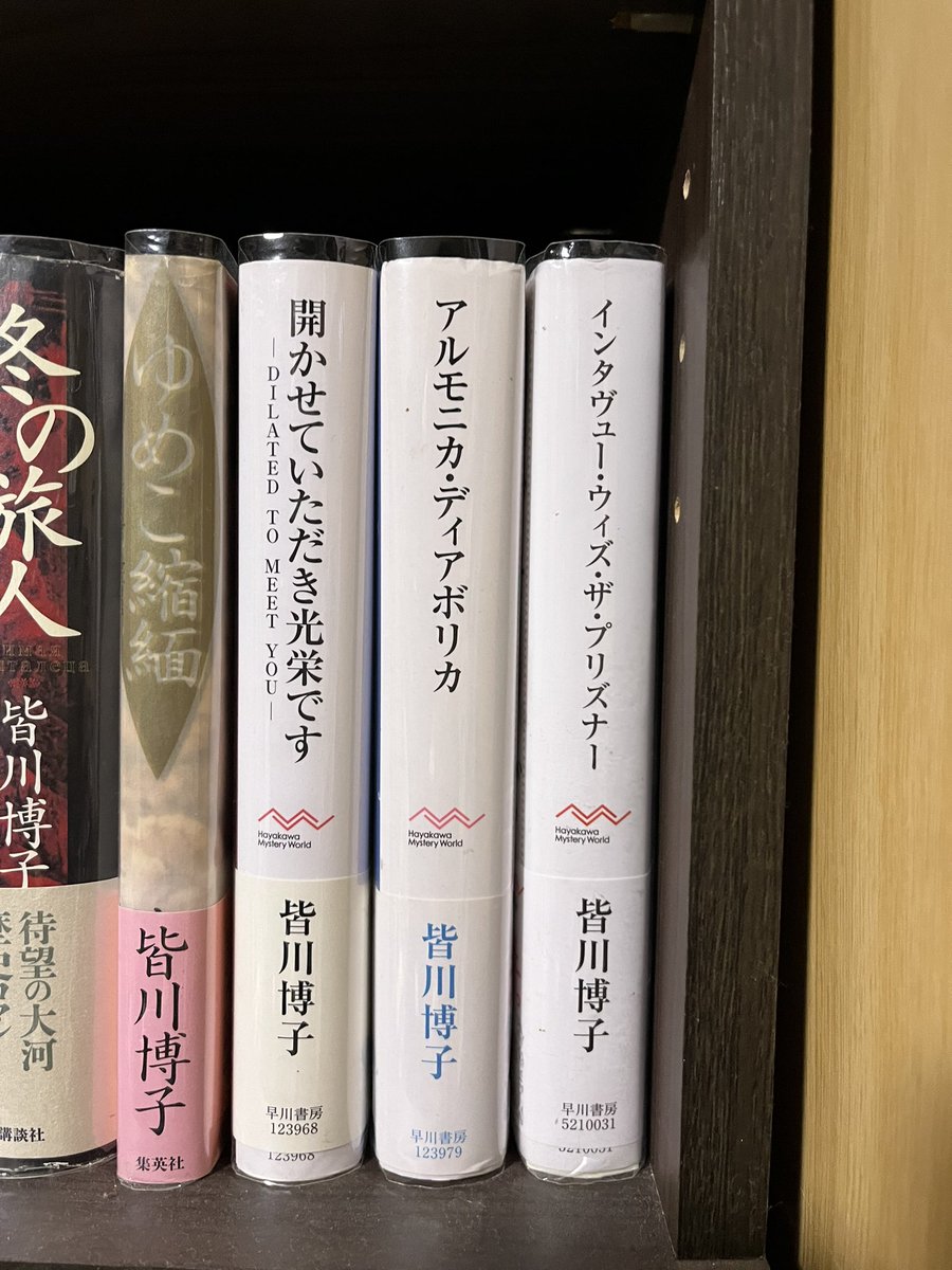 今日買った本
皆川博子「インタヴュー・ウィズ・ザ・プリズナー」(ハヤカワ文庫版)

単行本で読了済みなんだけど、皆川さんは推し作家なので、再読したいのもあり、最近出た文庫版も買いました。
「開かせていただき〜」シリーズ最初から読み返したい、。
皆川さんの海外舞台作品好きです。#読了