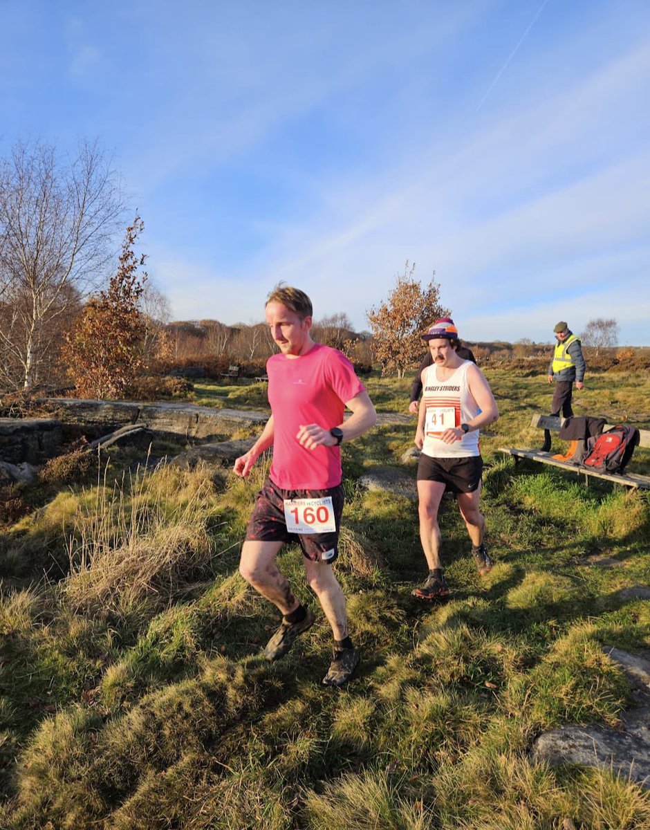 BingleyStriders's tweet photo. Chief Strider @DazzyFoster was back out on the trails this weekend - alongside friends from the Trotsmen - in the famous Harriers v Cyclists race. 

Safe to say the runners came out on top, no surprise 🚳 

#PushIronsOUT https://t.co/jq38Uo63x7