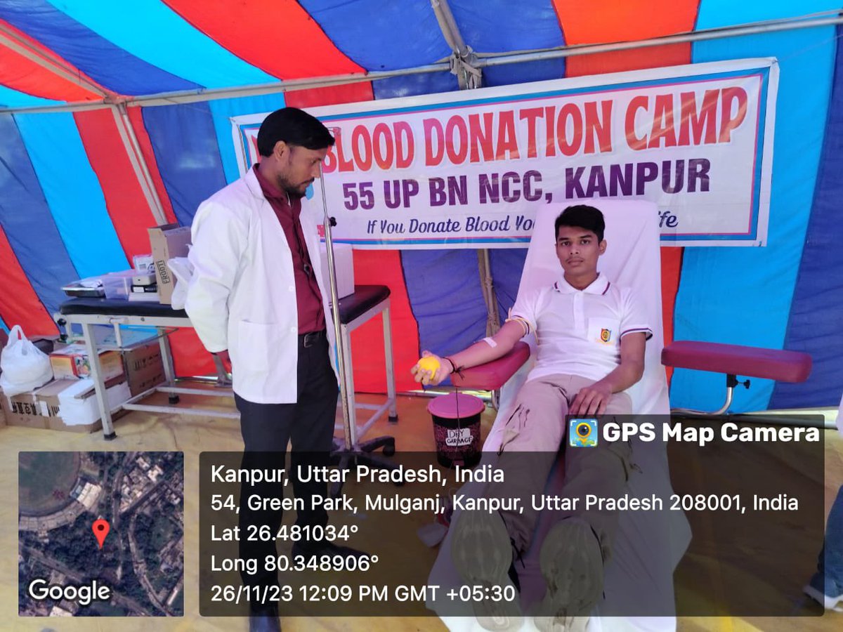 nccpsit's tweet photo. Blood Donation Camp Organised by 55 UP BN NCC Kanpur and participated by NCC PSIT First year Cadets.

#blooddonation #camp #ncc #nccpsit #india #raktdaan #blood @HQ_DG_NCC https://t.co/tG2lmZHpXL