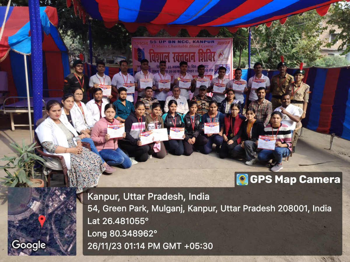 nccpsit's tweet photo. Blood Donation Camp Organised by 55 UP BN NCC Kanpur and participated by NCC PSIT First year Cadets.

#blooddonation #camp #ncc #nccpsit #india #raktdaan #blood @HQ_DG_NCC https://t.co/tG2lmZHpXL
