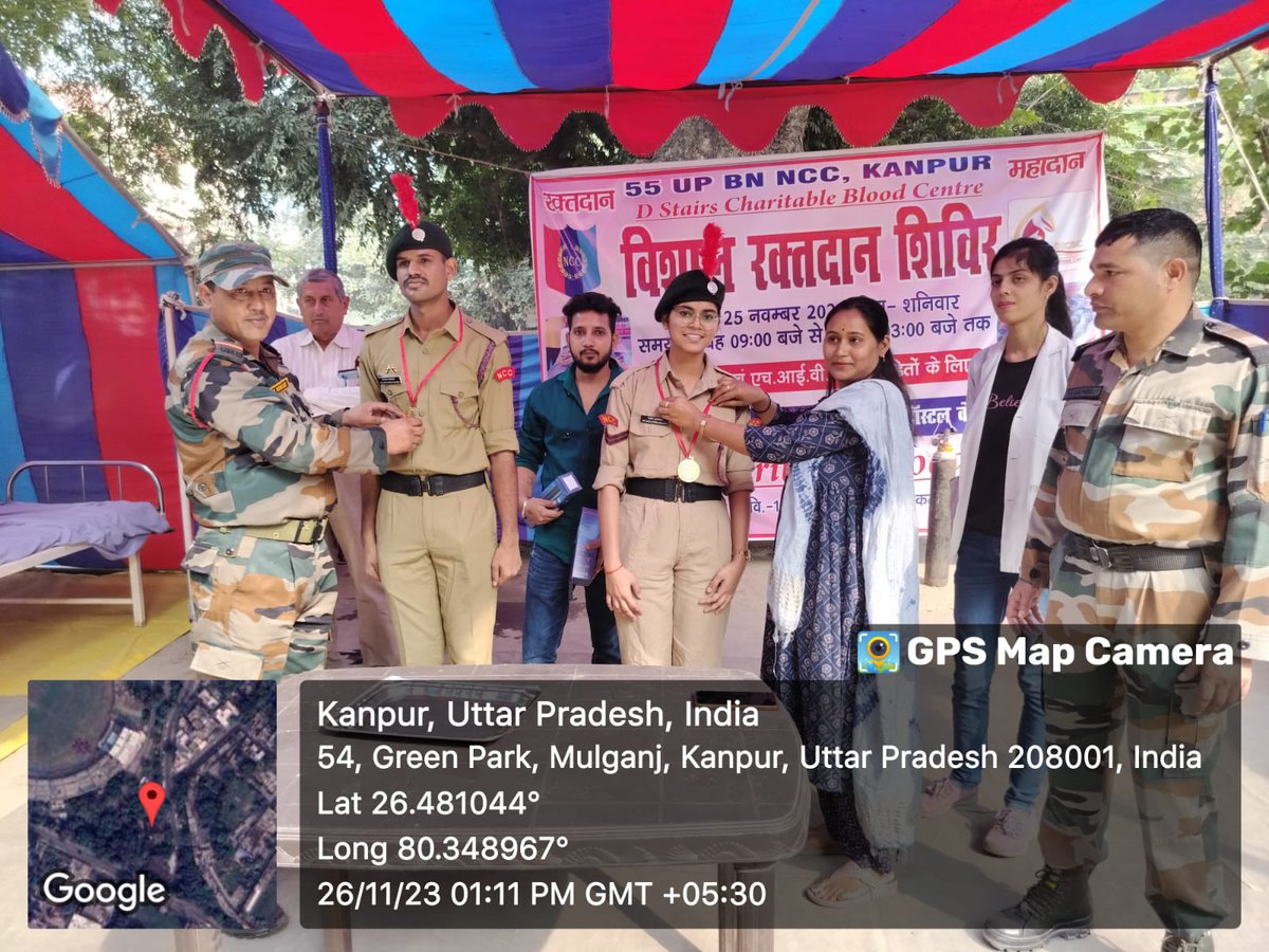 nccpsit's tweet photo. Blood Donation Camp Organised by 55 UP BN NCC Kanpur and participated by NCC PSIT First year Cadets.

#blooddonation #camp #ncc #nccpsit #india #raktdaan #blood @HQ_DG_NCC https://t.co/tG2lmZHpXL