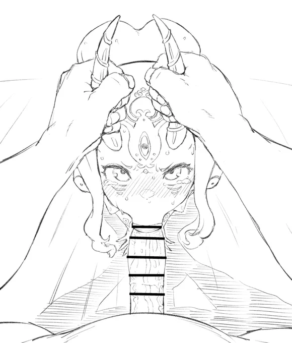 【NSFW/R18画像あり注意】昨日の茨木童子ちょっと手直し&差分