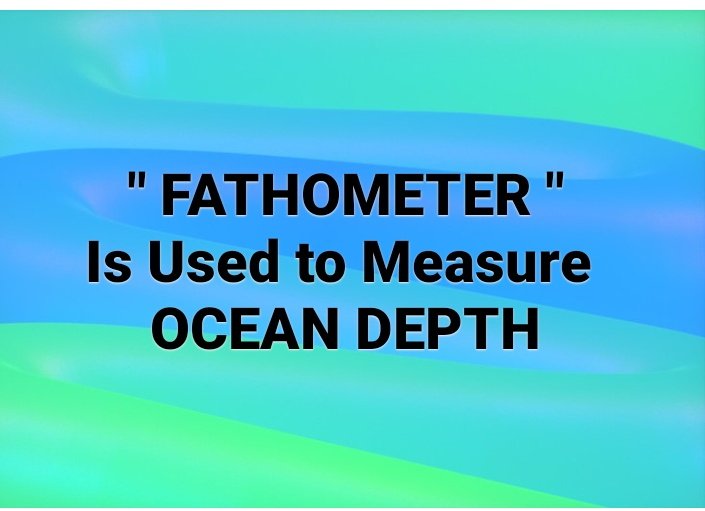 mehreenafridi_'s tweet photo. FATHOMETER, is used to measure Ocean Depth
#ocean #Fathometer https://t.co/S3jKqIYCq3