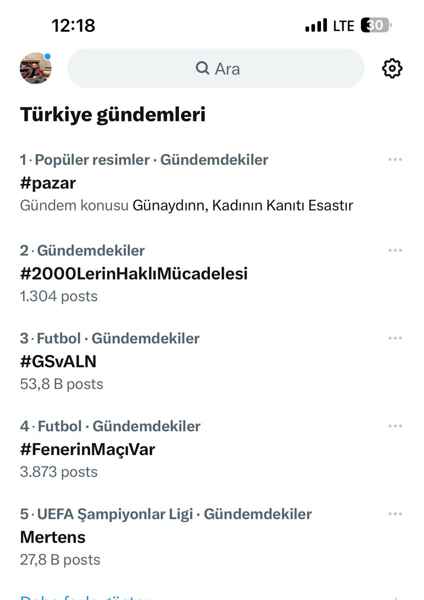 #1 sıraya gelmek için ve orda kalıcı olmak için bütün 2000 sonrası sgk girişi olan arkadaşlarımızın tag’mıza destek vermesine ihtiyacımız var.

Emeklilikte 1 güne 17 / 20 yıl fark olmaz , bu hiç adil diyen arkadaşlarım burdamısınız ? 

#2000LerinHaklıMücadelesi

#Pazar