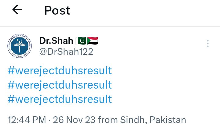 DrShah122's tweet photo. #werejectduhsresult 
#werejectduhsresult 
#werejectduhsresult https://t.co/2qFr7s7xjb
