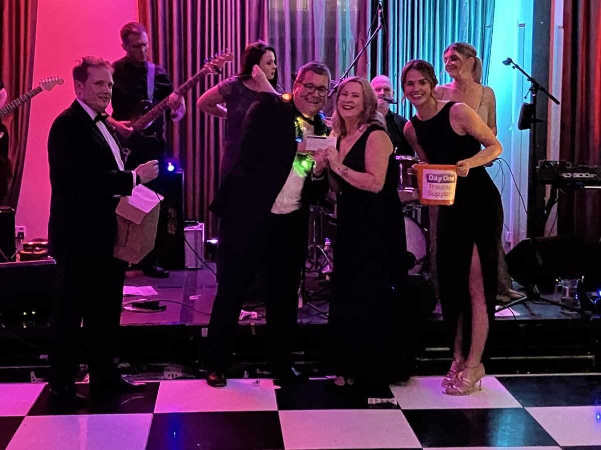 mpgarson's tweet photo. Lovely evening on behalf of @irwinmitchell @PIandMedNeg #IMLiverpool supporting the wonderful team @Liverpool_Ortho at their winter ball last night with funds being raised for the amazing @DayOneTrauma with @Berenic34660079 https://t.co/gI04BSFGZY