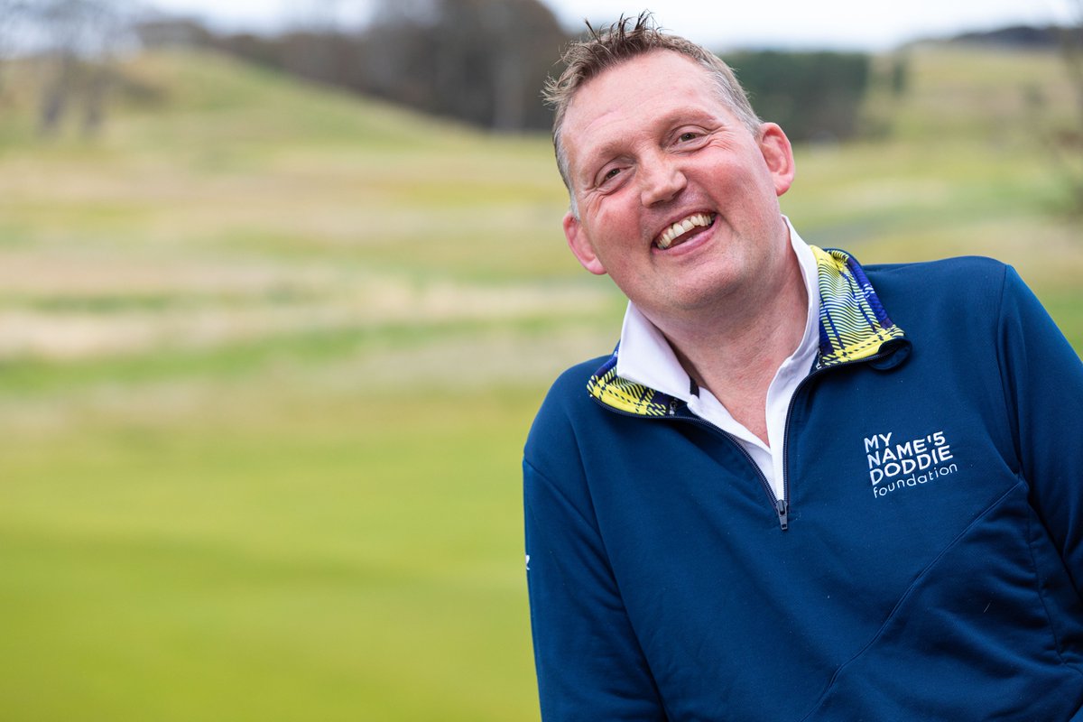 MNDoddie5's tweet photo. One year on 💙💛 

We miss Doddie every day but his spirit is still at the very heart of the Foundation and guides everything that we do. 

A World Free of MND will be Doddie's legacy &amp; we won't stop until that's been achieved. https://t.co/AJ8cBlQone