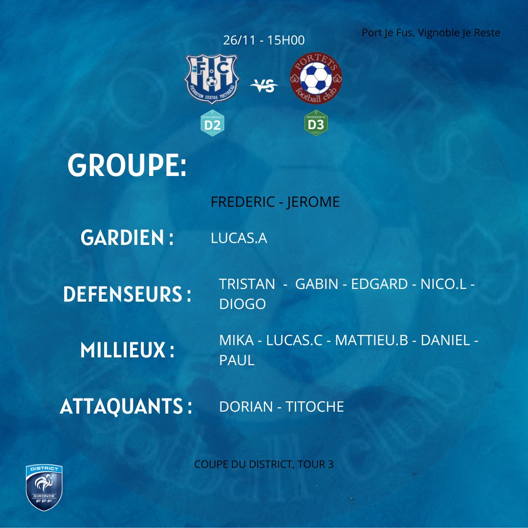ACTU PORTETS FC tweet media