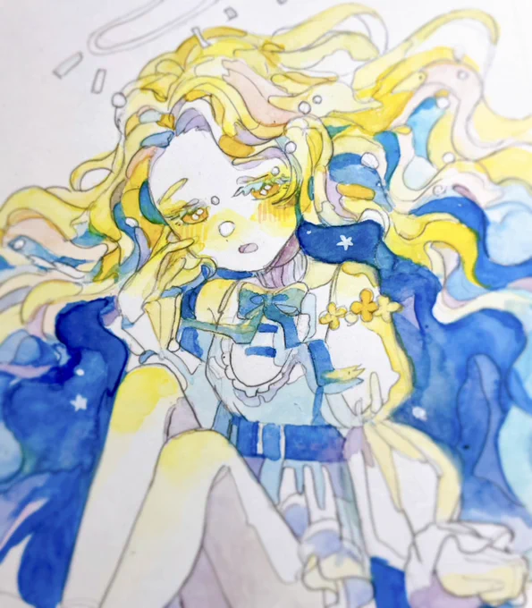 夜明けの擬人化