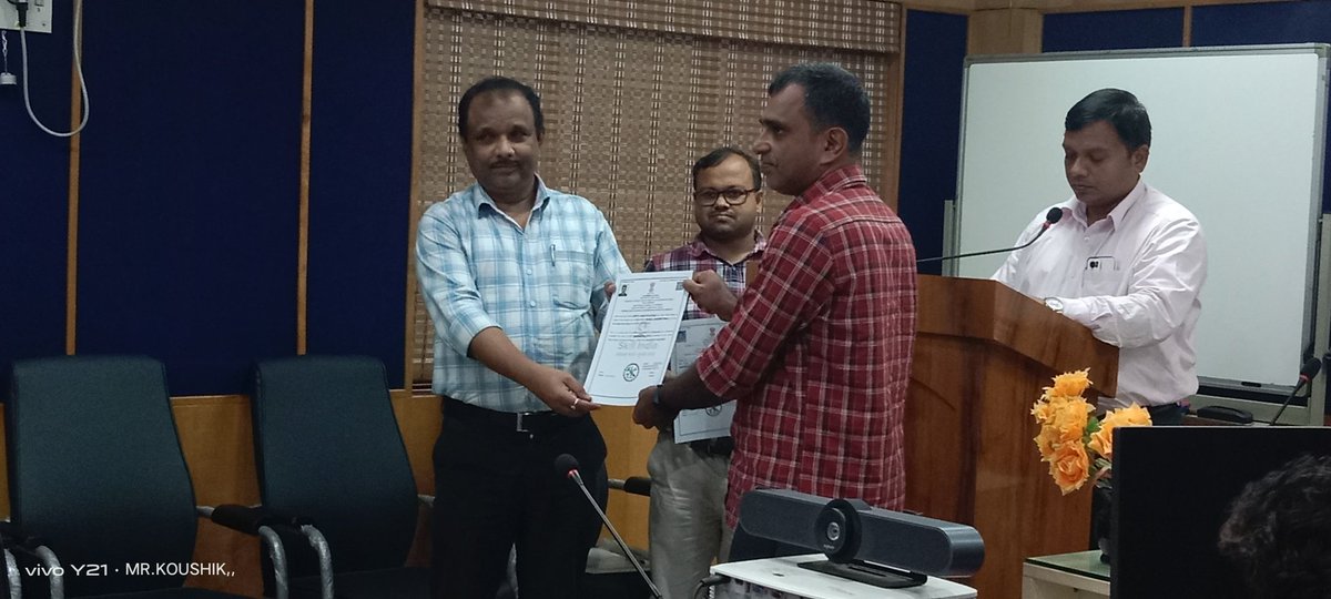 cstari_kolkata's tweet photo. Advanced Training of Trainers (ToT) ES2 course successfully concluded on 24.11.2023 for 4th Batch at CSTARI, Kolkata. A total of 30 enthusiastic participants from Kerala State Governement participated in this training program.
#cstari #DGT #skillindia https://t.co/Og0fvpbCxP