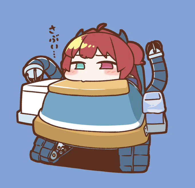 ロアちゃん炬燵に入ってロアちゃんは寒い時にこんなものがあればて想像したことある?こういう時に便利なアイテムあればいいな〜て無いもの想像するのて楽しいよねロアちゃんのイメージした便利アイテムいつひか現実になるといいねロアちゃんにこれがあれば便利!な物との出会いを〜 #ロアート 