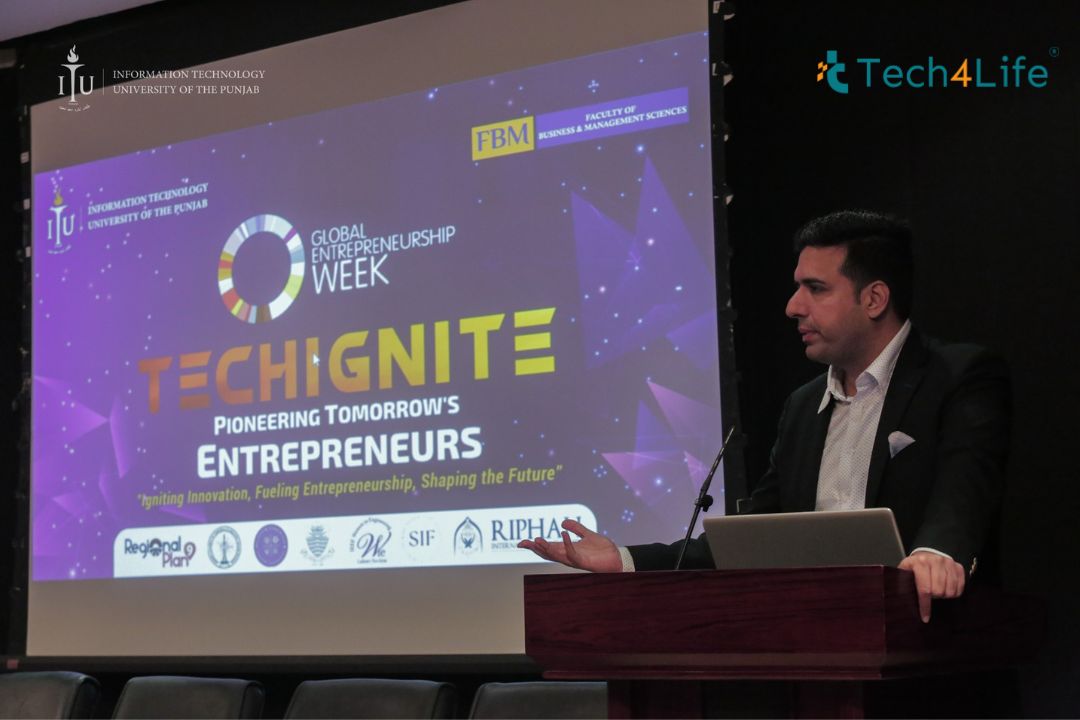 tech4lifeltd's tweet photo. Dr. Ali Nawaz Khan, CEO Tech4Life Pvt. Ltd. Attended 𝐓𝐄𝐂𝐇𝐈𝐆𝐍𝐈𝐓𝐄 𝟐𝟎𝟐𝟑 as Guest of Honour at Information Technology University
#itu #entrepreneur #STARTUP #entrepreneurship #youthentrepreneurship #GlobalEntreprenuershipWeek #tech4lifeltd #teamtech4lifeltd https://t.co/I7QwZUXnR0