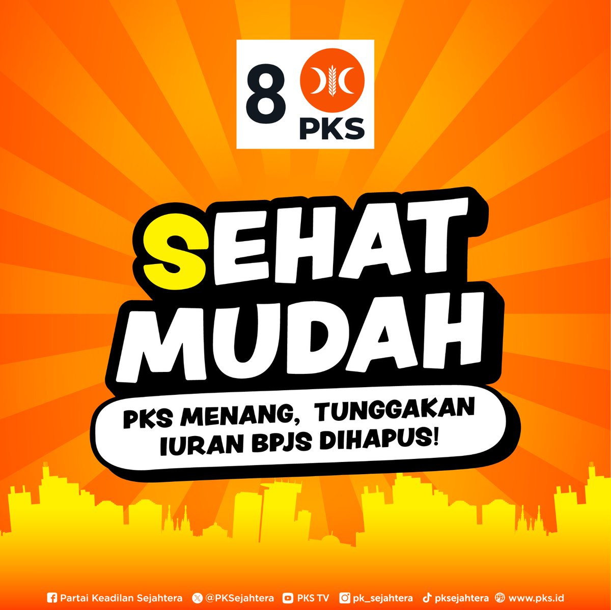 Redi4action's tweet photo. Sehat Mudah, ga pake lama ga pake ribed itu salah satu Kampanye Gagasan PKS https://t.co/fKM2So53bb